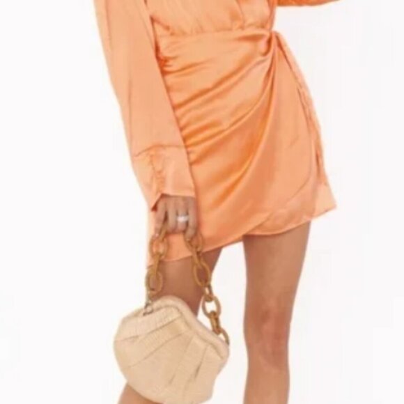 Show Me Your MuMu Dresses & Skirts - NWT Show Me Your Mumu Clara Collared Mini Dress Orange Size M Cantaloupe
